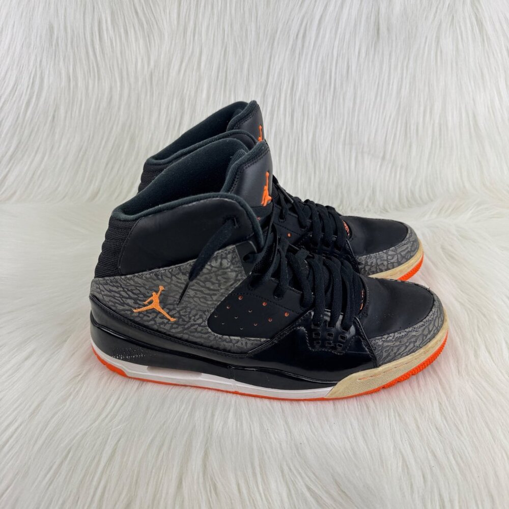 Nike Jordan Basketball Sneakers Shoes 538698-032 SC-1 Sz 11 Black Orange Gray - Picture 3 of 15